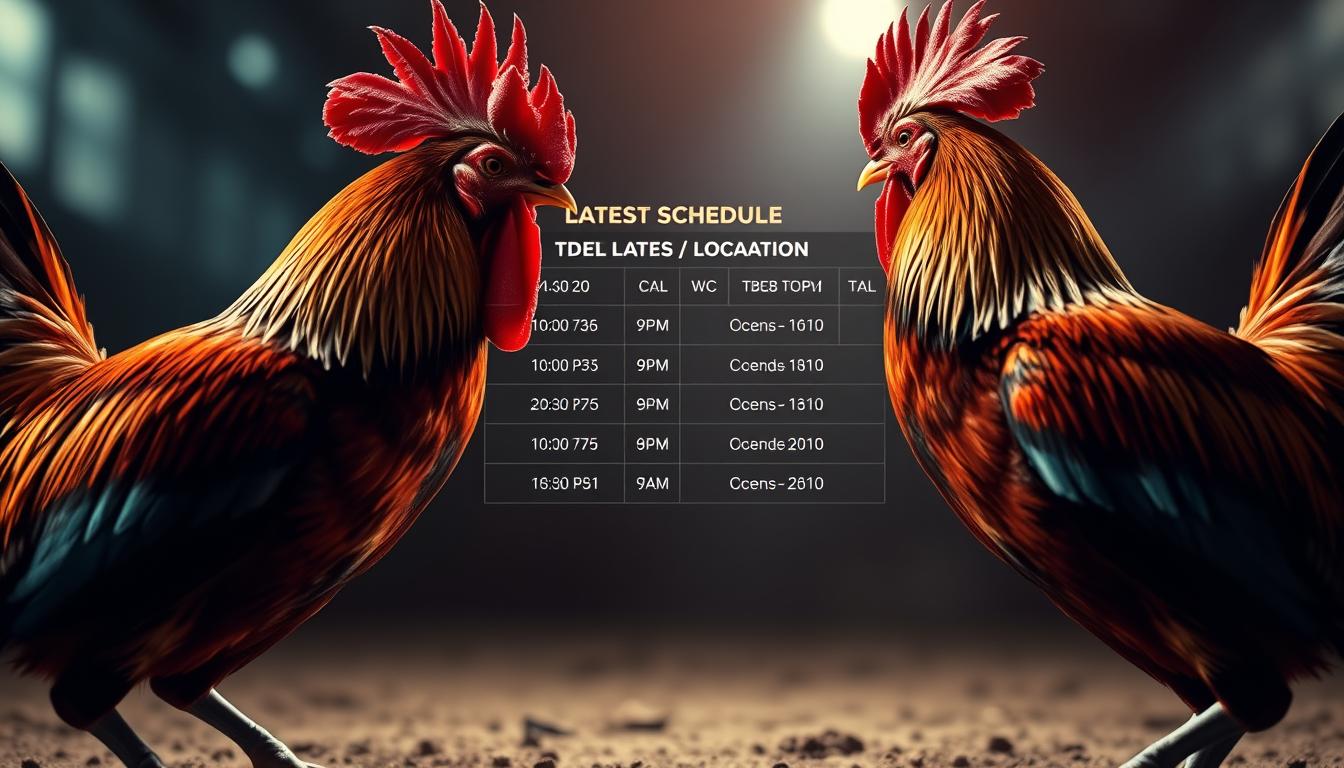 jadwal pertandingan sabung ayam online